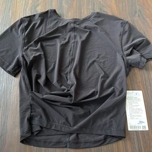 Mesh, reversible, black top for workout, new with tag, size 6